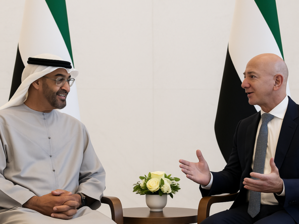 AE President Meets Amazon Founder Jeff Bezos